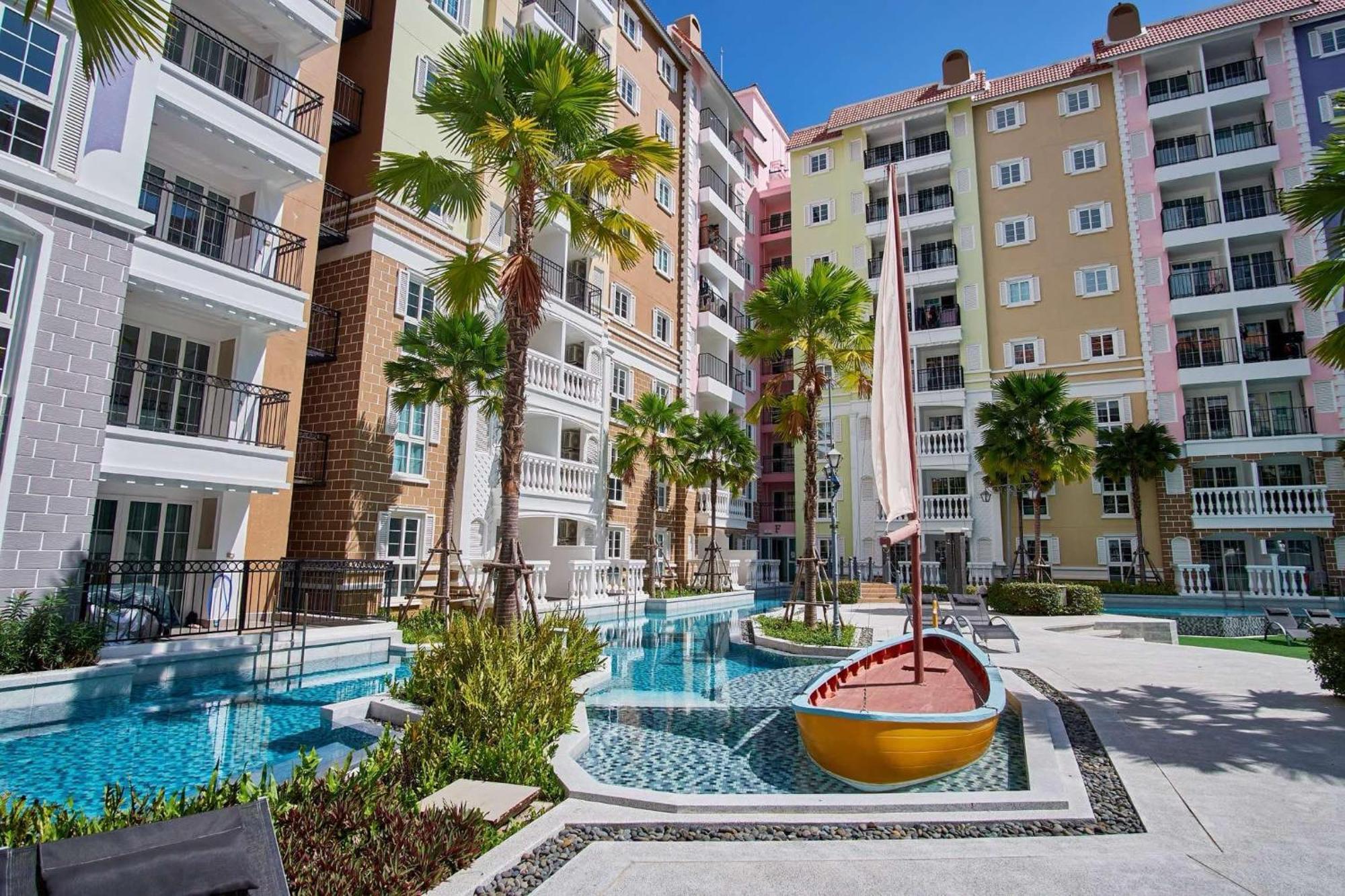 Отель Seven Seas Cote De Azur На Джомтьен Экстерьер фото